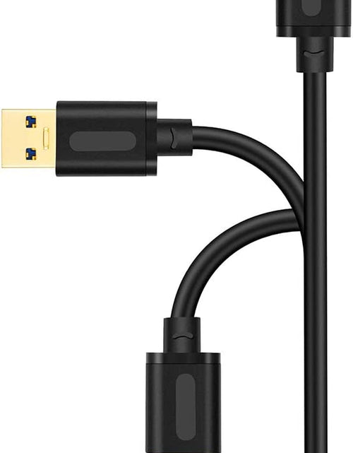 Load image into Gallery viewer, USB 3.0 Male to Male Cable 6Ft,Usb to USB Cable with Gold-Plated Connector for Hard Drive Enclosures, DVD Player, Laptop Cooler (6Ft/1.8M)
