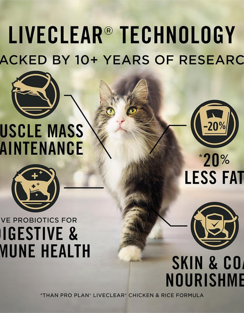 Load image into Gallery viewer, Liveclear with Probiotics Allergen Reducing Weight Management Adult Dry Cat Food
