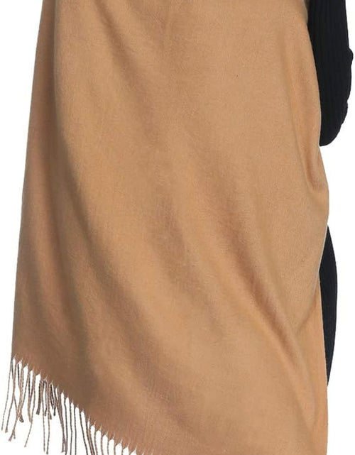 Load image into Gallery viewer, Womens Thick Soft Pashmina Shawl Wrap Scarf Warm Solid Color Stole
