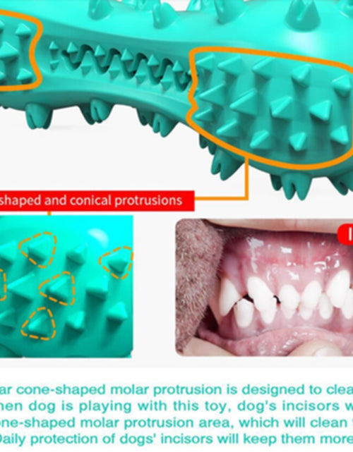 Load image into Gallery viewer, Pet Dog Cleaning Chew Toys for Aggressive Dogs Rubber Molar Stick Dog Oral Teeth
