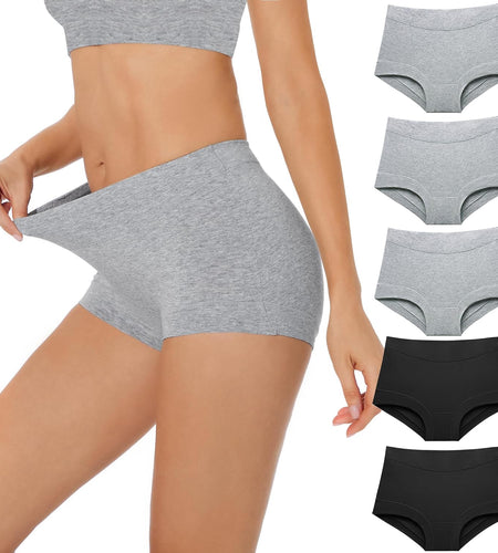 Boy Shorts Underwear for Women - Boxers for Women, Women'S Cotton Underwear Boyshorts