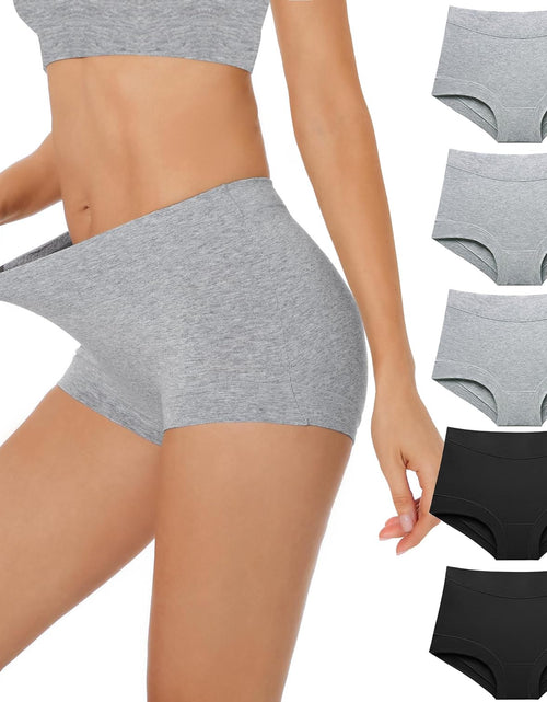 Load image into Gallery viewer, Boy Shorts Underwear for Women - Boxers for Women, Women'S Cotton Underwear Boyshorts
