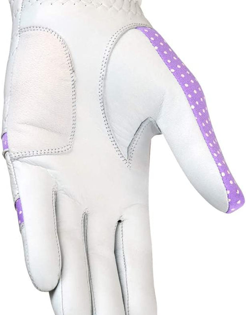 Load image into Gallery viewer, MRX Women Golf Glove Left Handed Golf Gloves Sweat Resistant Soft Cabretta Leather Regular Fit Women Golfer Glove
