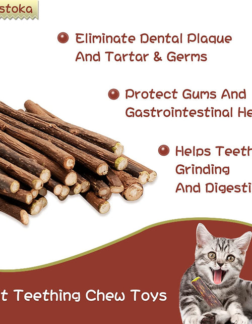 Load image into Gallery viewer, Cat Toys - Silvervine &amp; Matatabi Catnip Toys, 10PCS Indoor Kitty Chew Sticks &amp; Wand Toys for Bored Cats
