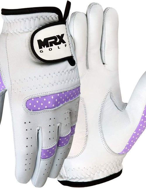 Load image into Gallery viewer, MRX Women Golf Glove Left Handed Golf Gloves Sweat Resistant Soft Cabretta Leather Regular Fit Women Golfer Glove

