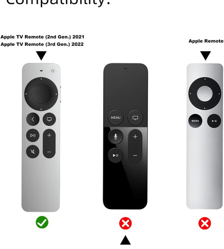 Compatible with Apple TV 4K Siri Remote Case 2021, Silky-Soft Anti-Slip Protective Silicone Cover for Siri Remote Control 2Nd Generation [Lanyard Included], Yellow