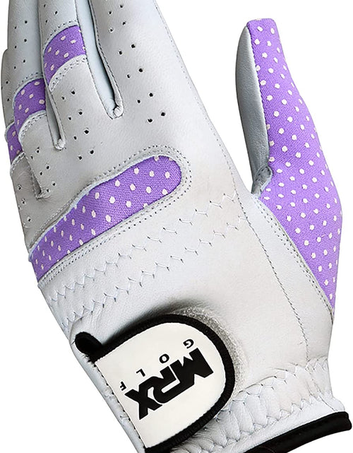 Load image into Gallery viewer, MRX Women Golf Glove Left Handed Golf Gloves Sweat Resistant Soft Cabretta Leather Regular Fit Women Golfer Glove

