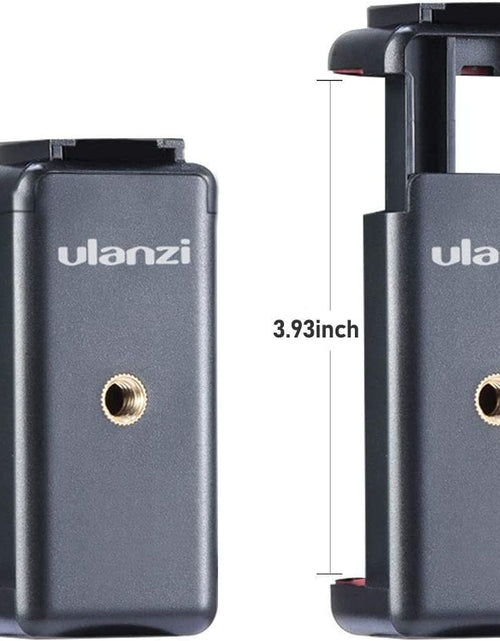 Load image into Gallery viewer, ST-07 Phone Tripod Mount with Cold Shoe Mount for Microphone LED Video Light 1/4'' Tripod Screw for Iphone 11/Pro/Pro Max XS Max XR X 8 7 plus Samsung Galaxy Oneplus Google Pixel Vlog Vlogging
